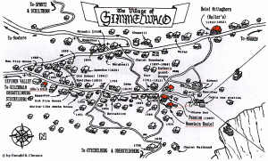 Map of the village